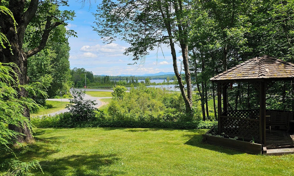 Town of Piercefield House | 2-bedroom Lakeview house near Tupper Lake with AC, WiFi, Deck, Gazebo, Firepit