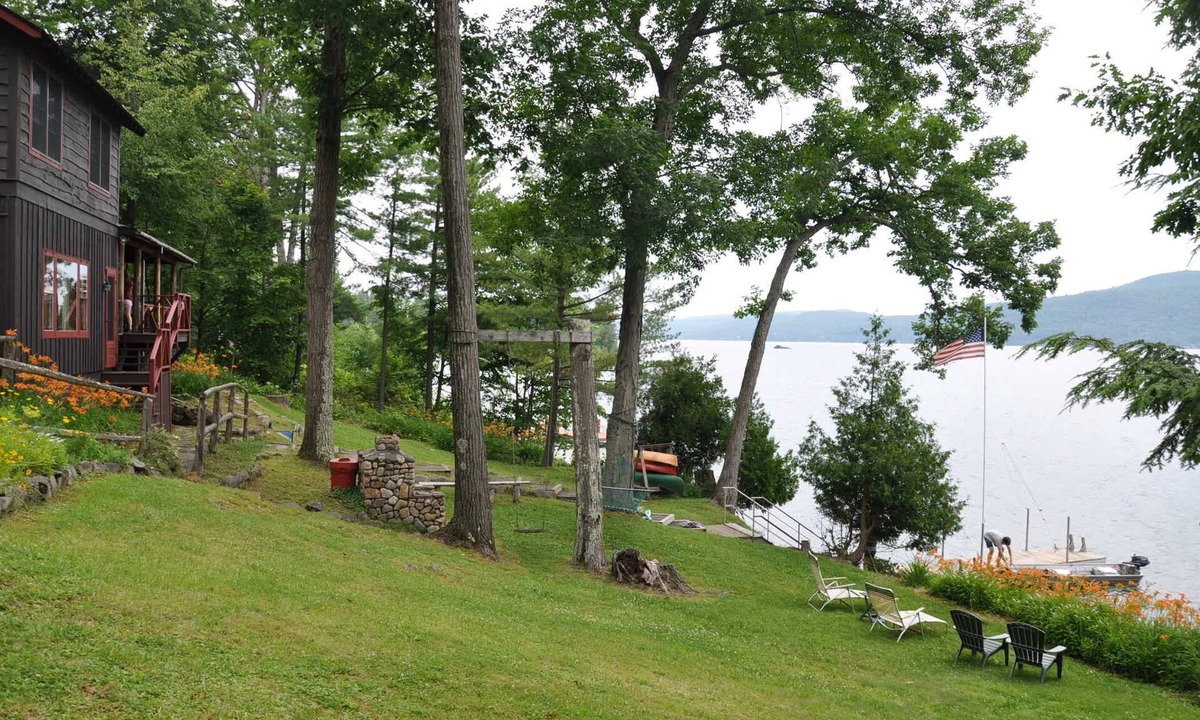 Silver Bay Cabin | 4 Br Lake George Waterfront Home W/Dock, Rocking Porch, & Spectacular View