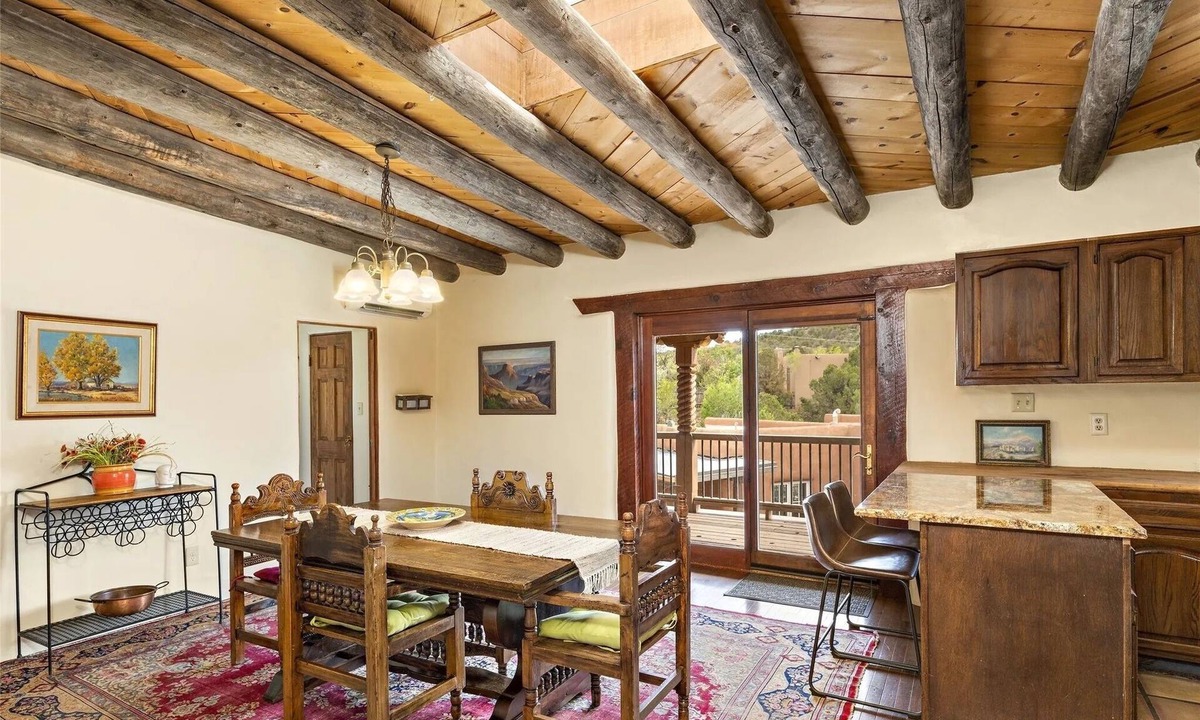 Historic Eastside House | Adobe home with view in Historic Eastside near Canyon Rd