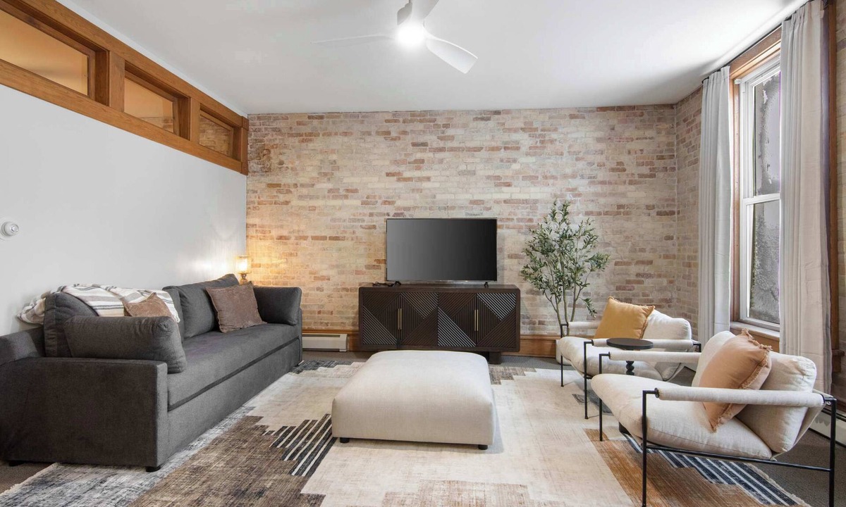 Elk Rapids Apartment | Downtown View - River Street Lofts | Lake Michigan