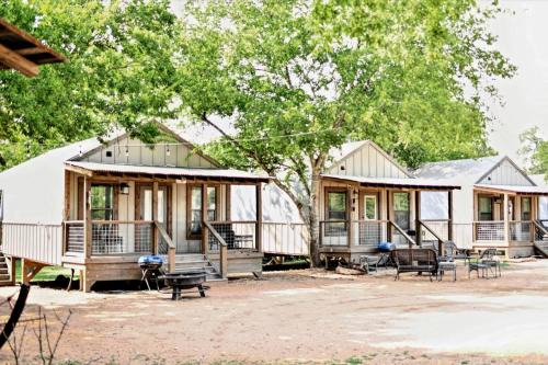Seguin Other | Dream Glamping Destination: Stunning Tented Cabin on the Geronimo Creek in Seguin, Texas