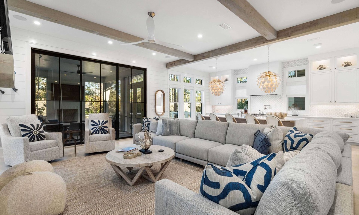 Forest District House | Loaded Luxe Home with Pool and Carriage House, 3 Minutes to Camp WaterColor