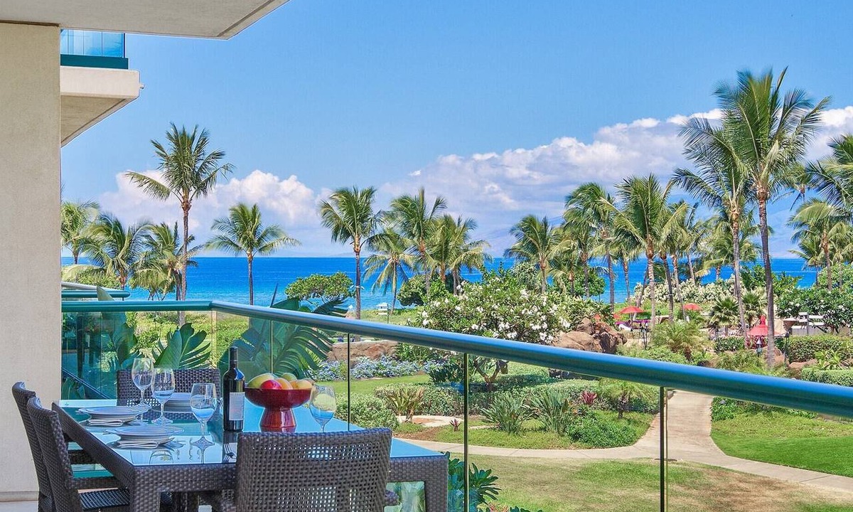 Honokowai Condo | Maui Resort Rentals: Honua Kai - 4 Total Bedrooms, Partial Ocean AND West Maui Mountain Views!