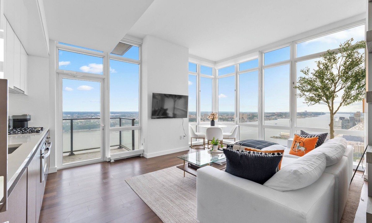 Hell's Kitchen Apartment | NYC DREAM HOME! Corner Luxury 2BR/2BA near Times Sq