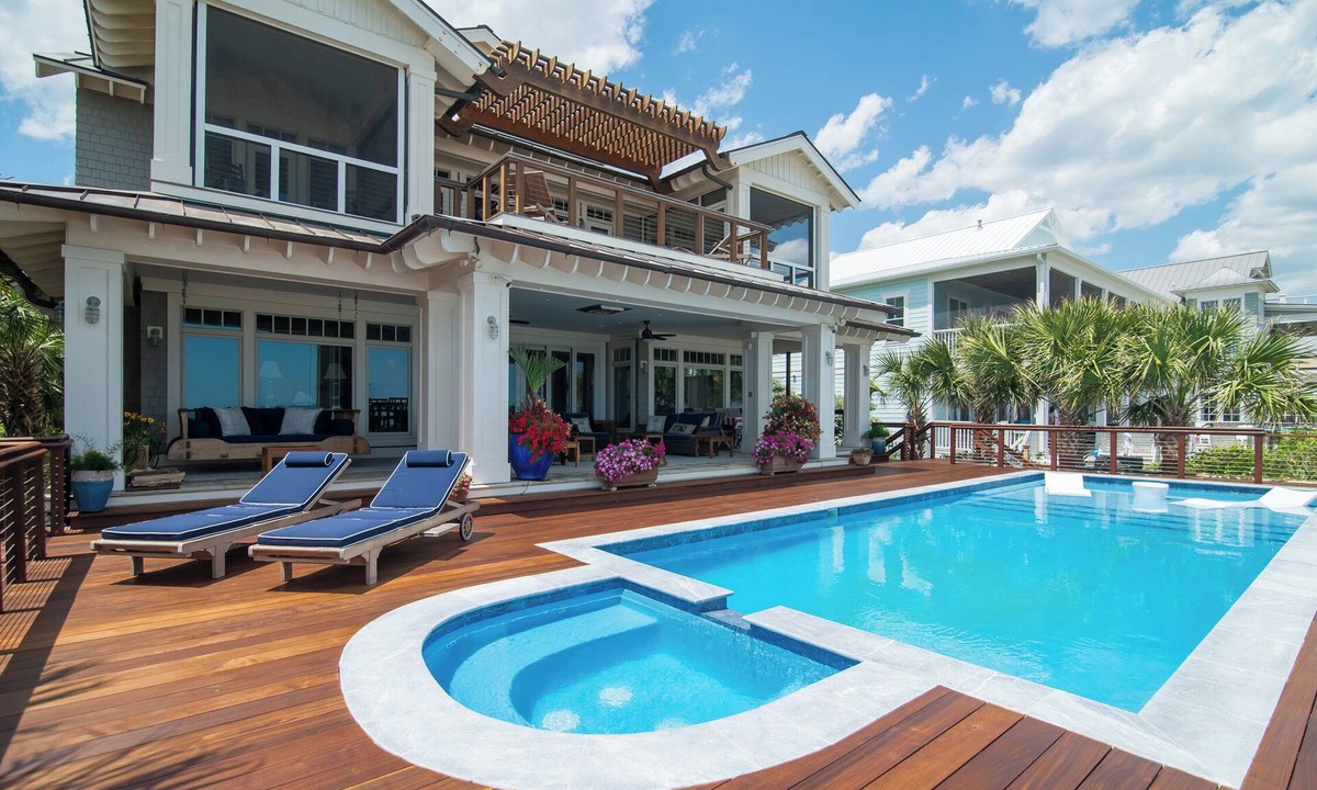 North Litchfield Beach House | Oceanfront house with separate carriage house & private swimming pool at North Litchfield Beach.