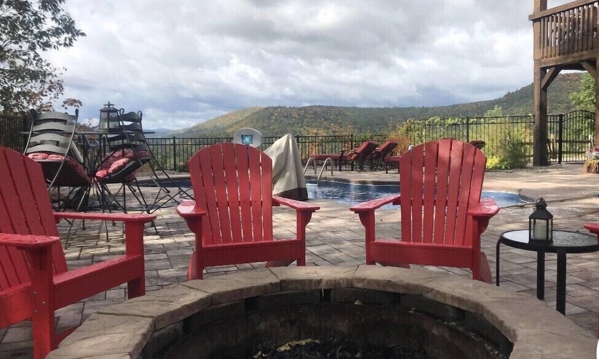 Lake George House | Private, Stunning Mtn top apartment -private 80 degree pool.