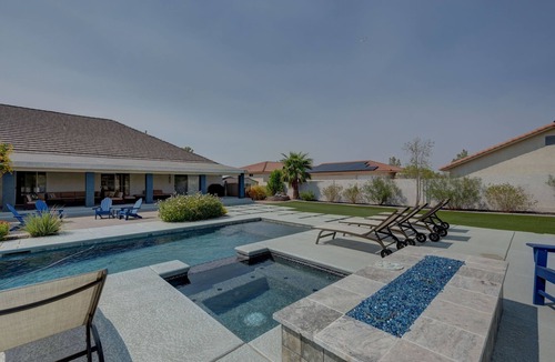 Foothills Villa | 5 Themed BDs Luxury Estate w Pool, Spa & Game Room close to Las Vegas