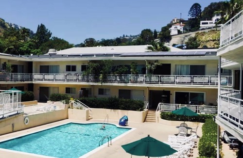 Hollywood Hills West Apartment | A quiet mid centuy West Hollywood building. Amazing location