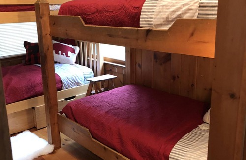 Warren County Cabin | Authentic seasonal 1950’s Adirondack live edge /knotty Pine waterfront cabin.