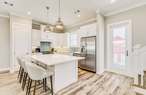 Beachside Village House | Beachside Village ocean-view home with pool, multiple balconies & EV charger