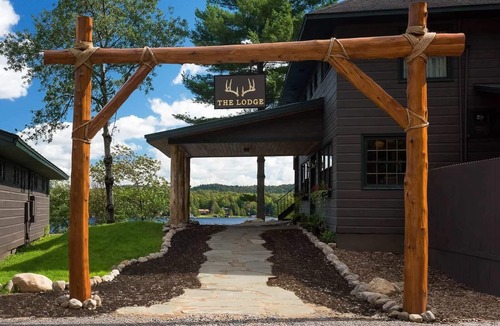 Town of Webb Condo | Come stay at Great Pines for amazing views!