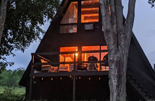 Cambridge House | Cozy Rustic Cabin In The Hamlet Of Shushan NY. with incredible views