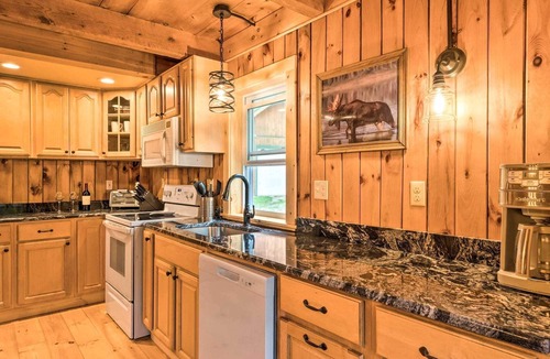 Victory Cabin | Designed for slow mornings and star-filled nights, this secluded Northeast Kingdom escape features a year-round heated hot tub and private pond.