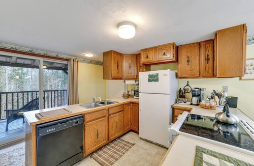 Walton Cottage | Fire Pit & On-site Pond: Wooded Walton Home!