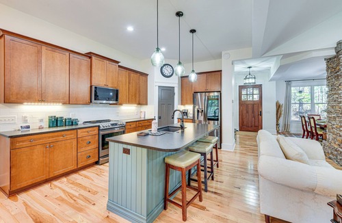 Southern Pines House | Fire Pit + Patio: Spacious Southern Pines Retreat