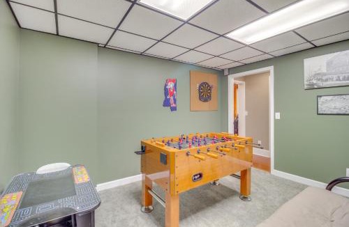 East Ellijay House | Game Room & Fire Pit: Riverfront Home in Ellijay!