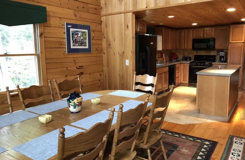 Franconia House | Gorgeous White Mountain Log Home in Franconia - Hike, Bike, Golf, Ski and More!