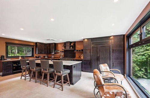 Stowe House | Green Mountain Haus: 4 br, fireplaces, a/c, private pond, mountain views!