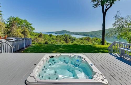 Naples House | Hot Tub While Taking In Lake Front View