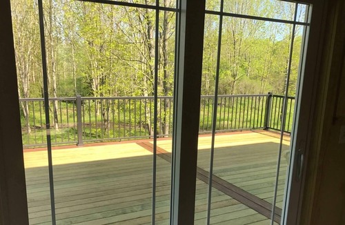 Phoenix House | House on 22 acres of woods, trails, lawn, and ponds. On NYS Snowmobile Trail.