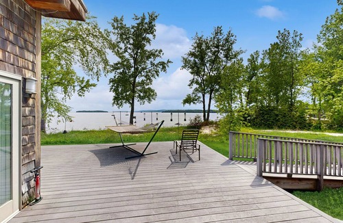 South Hero House | Lake Champlain Beach House | Private Beach, Lake Views & Dog-Friendly South Hero Escape
