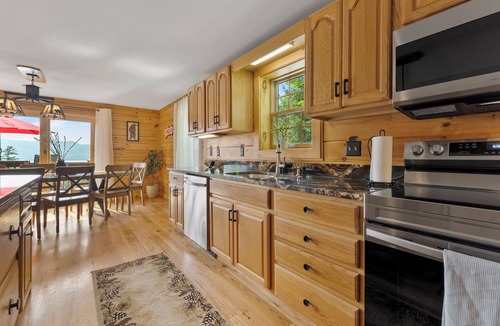 Diamond Point Cabin | Lake George and mountain views on 52 acres+private pond! Right in Bolton Landing