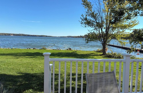 Chautauqua House | Lakefront 2-bedroom home with dock and AC, minutes from Chautauqua, Sleeps 6