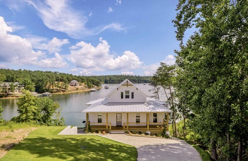 Bremen House | Lakefront Home with Waterfront Views from Every Room - 4.4 miles to The Barn