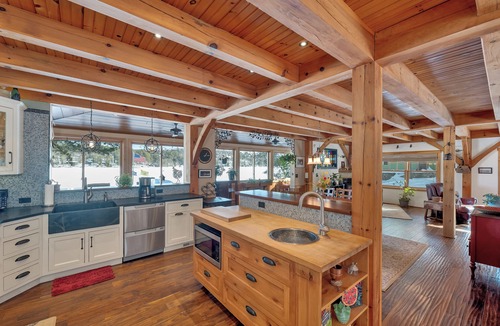 Alton Bay House | Lakefront Sandy Beach Private Dock Fire Pit Views Peaceful