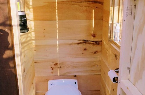 Bennington Cabin | Modern Waterfront Yurt for a Romantic Getaway with a Hot Tub in the Monadnock Region, New Hampshire