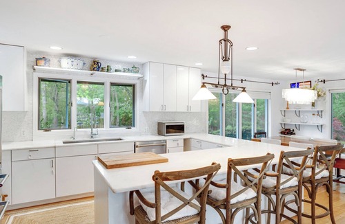 Water Mill House | New Listing - Eclectic home with private pool, decorated loft, gas.