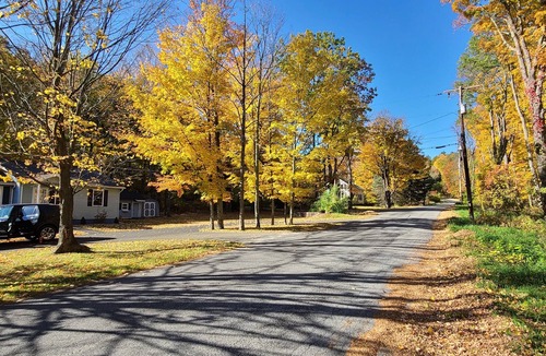 Cornwallville House | Peaceful oasis w/outdoor fire pit, deck & dining