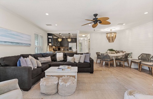 Demere Park House | Pool View! Dog-friendly | Easy Walk to Beach, Restaurants, Village, and Pier.