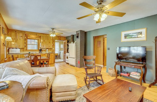 Chestertown Cottage | Private Dock & Beach! Lakefront, Fire Pit, Boats