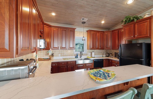 Holden Beach House | Private Pool, Elevator, Cabana Service Included!