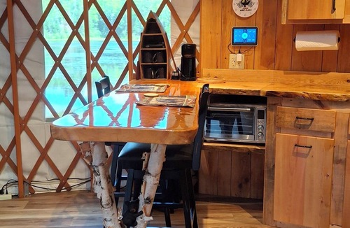 Olmstedville House | Redarrow rustic yurt in the Adirondacks, Gore Mt. 15 mins, jug water supplied