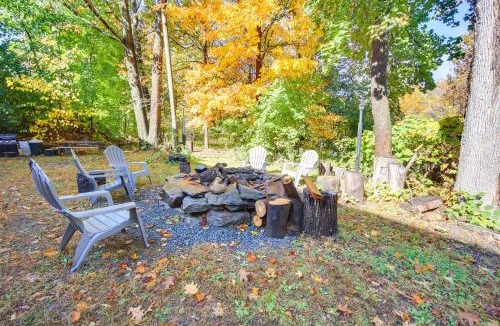 Montague Apartment | Riverfront Apt w/Fire Pit & Yard in Millers Falls
