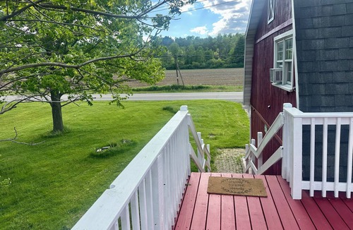 Apalachin House | Rustic Barn Apartment with Mountain and Farm Views, 2-bedroom, 1-bath apartment