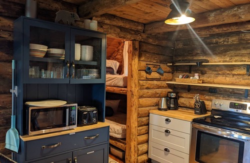 Bear Lake Cabin | Rustic Retreat Log Cabin Nestled Among 65 Acres