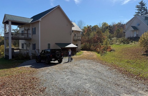 Roxbury House | Spacious Roxbury Home Minutes to Sugarbush with Waterfall View and Steam Shower.