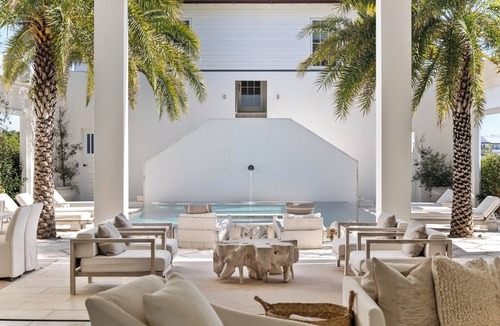 Seacrest Villa | Stylish Beachside Retreat with Balcony For Family Getaways