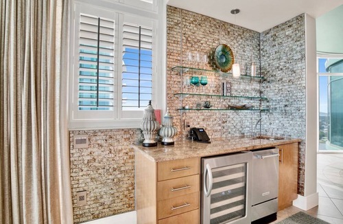 Orange Beach Condo | Turquoise Place C2109 | Oversized, hot tub/grill on deck, huge slide for kids!