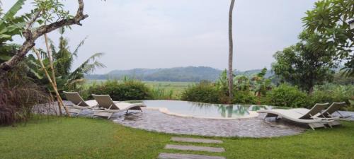 Bangunjiwo Villa | Villa With Stunning Paddy Field Views - Kasongan Yogyakarta