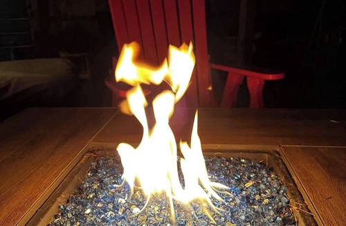 Phoenix House | Waterfront House with Outdoor Heated Swim Spa & Fire Pit