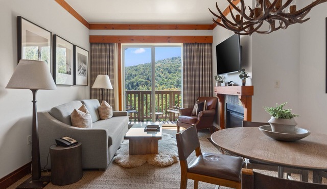 #1537A | 2bdrm | Inside Main Lodge Spruce Peak | 5th Floor Mount Mansfield Views
