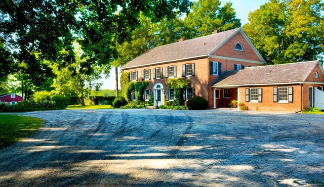 176-acre private estate and historic farmhouse on the shores of Lake Champlain