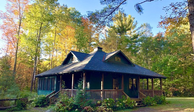 A quiet, private retreat along a babbling brook in the Adirondack High Peaks