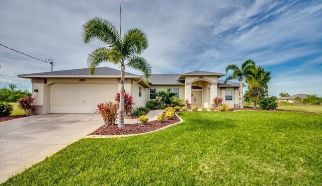 A spacious 4-bedroom retreat in sunny Cape Coral.