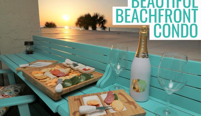 Beachfront Bliss 3BR Oceanfront Condo with Pool and Hot Tub