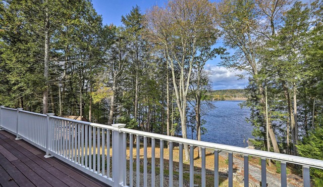 Beautiful Lakefront Retreat w/Deck & Views!